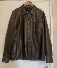 Mens Zara Dark Brown Faux