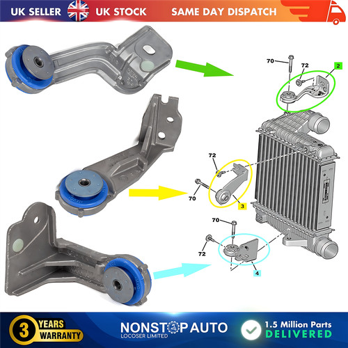 Intercooler bracket holder - intercooler,