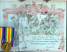 WW1  Victory Medal To Pte