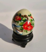 Hand Painted Jade Stone Egg