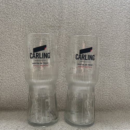Carling pint glass - glass, (2