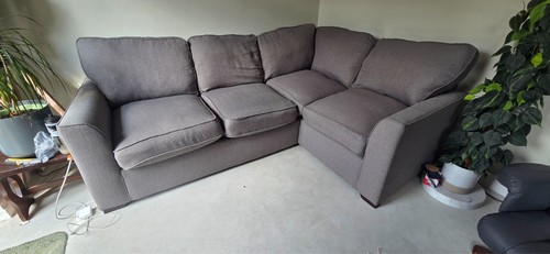 Grey fabric corner - , sofa