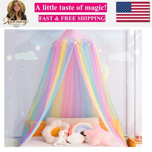 Rainbow bed canopy for - bed,
