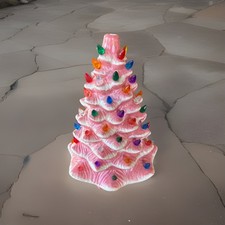 Pink Ceramic Christmas Tree