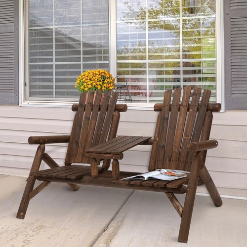 Seater hardwood bench - hardwood,