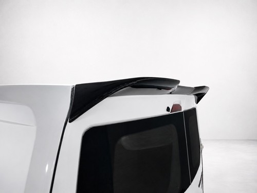 Rear roof spoiler - roof, barn