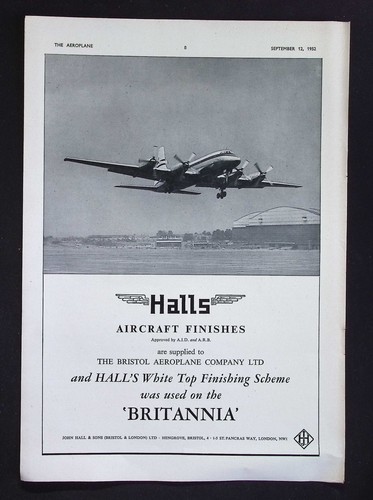 Original 1952 advert halls - 1952,