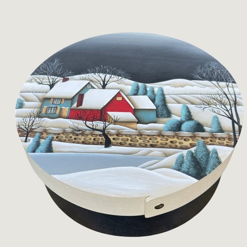 Hand painted bentwood box - bentwood,