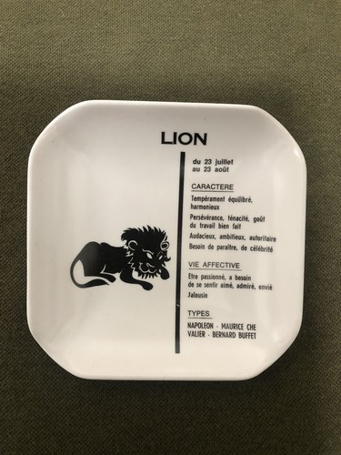 Zodiac signs lion ashtray - lion,