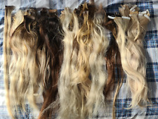 Taped hair extensions