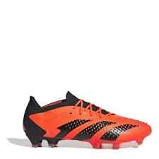ADIDAS Mens Orange & Black Predator Accuracy 1 Low FG Football Boots UK 9