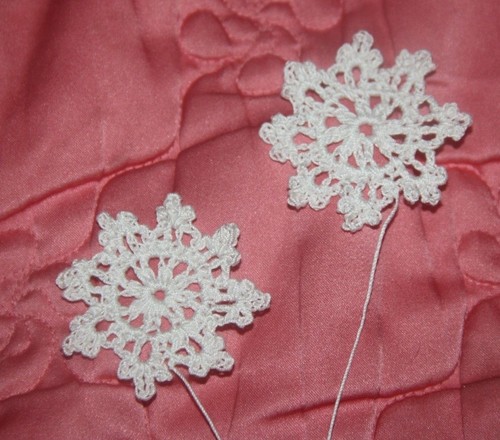 Handmade crochet white - 2,