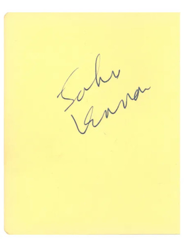 John lennon autograph 1963 - lennon,