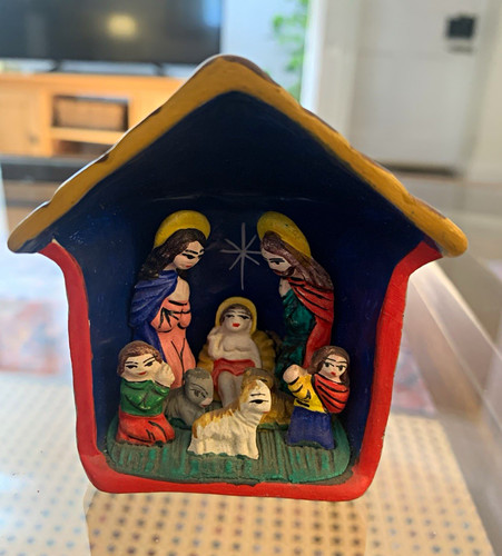 Peruvian retablo nativity