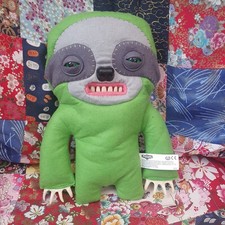 Fuggler Sickening Sloth 13” Large Green Sloth Ugly Monster Soft Plastic Claw 