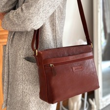 Large Rowallan Cognac Leather