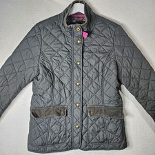 Joules Quilted Jacket Grey
