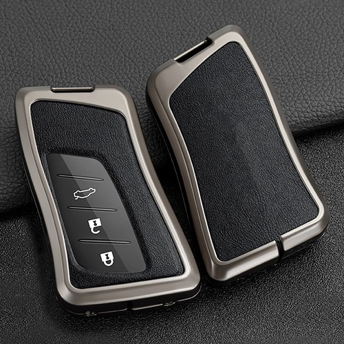 Leather car key fob case - car,
