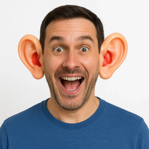Funny jumbo ears costume - funny,
