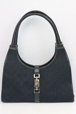 Auth GUCCI Jackie O GG Canvas