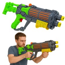 2 X GREEN WATER MACHINE GUN
