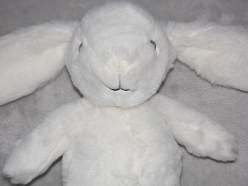 Morrisons bunny soft toy - , white
