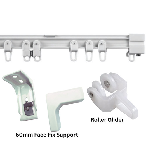 Iline bendable curtain track - curtain,