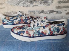 DC Skateboarding Shoes Funky Multicoloured Mens Size 8 Council Cyrcle Vulcanised