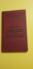 Masonic Book - Red Cross of Constantinople - Ritual No. 2