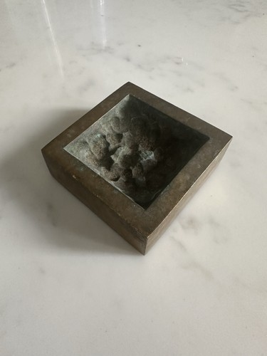 French brutalist bronze vide - brutalist,