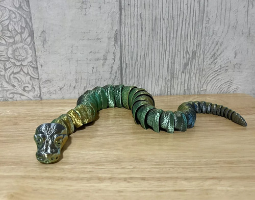 Articulated ball python toy - articulated,