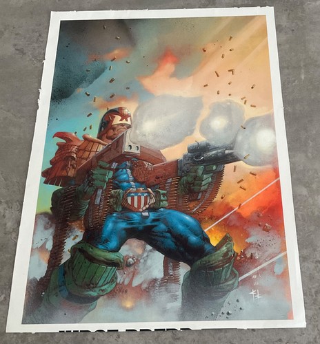 Judge dredd art poster print - poster,