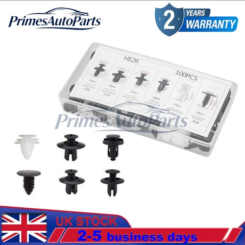 100pcs car body push pin - body, rivet