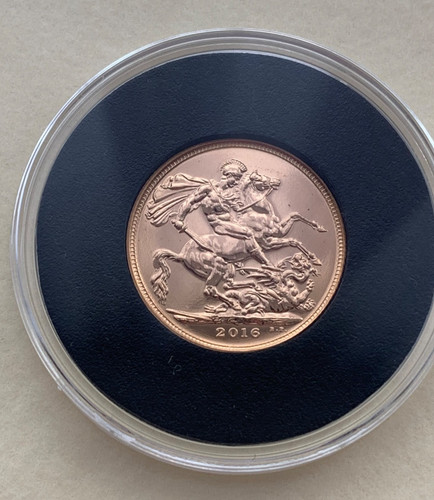 2016 full gold sovereign - gold,