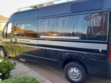 Topography / Contour Lines Vinyl Decals Campervan Van Caravan Sticker Graphic