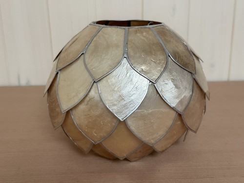 Capiz shell lotus flower style - shell,