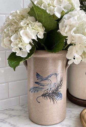 Rowe pottery works bird vase - rowe,