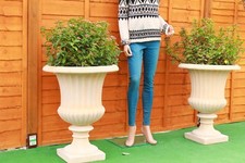 PAIR OF SANDSTONE GEORGAIN