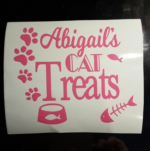 Personalised cat kitten - personalised, treats