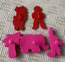 Bundle Of 5 Cookie Cutters With Detail Stamps Biscuits Baking Play Dough Set
