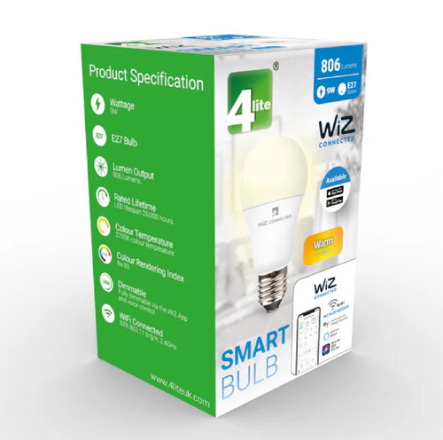 4lite wiz connected e27 - 4lite, screw