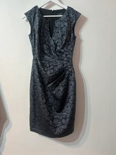 Adrianna papell floral silvery