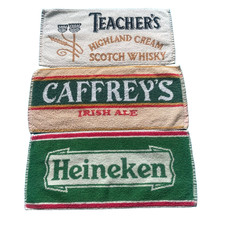Beer Bar Towels 3 Cotton Mats