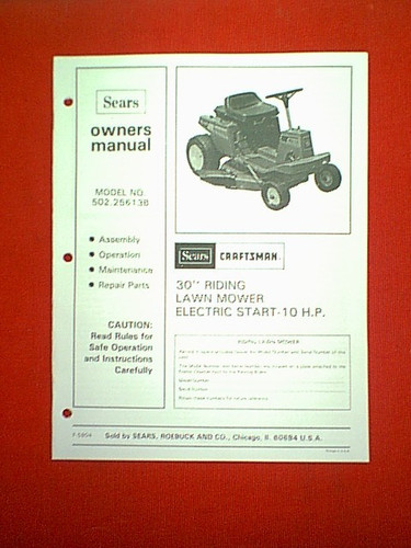 Craftsman hp rear - craftsman,