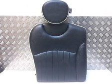 MINI R56 2007-2014 Right Offside Drivers Rear Black Lounge Leather Seat Back