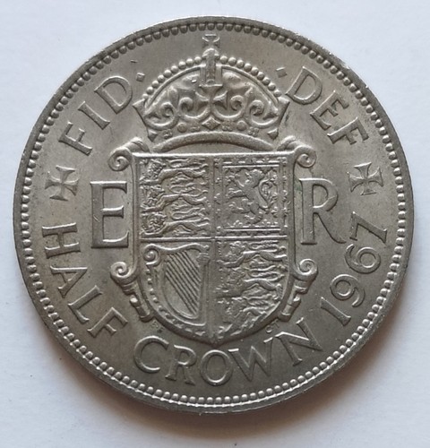 Half crown coin 1967 - coin, 1967.