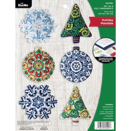 Bucilla felt ornaments - felt,