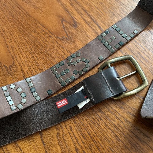 Vintage diesel studded - diesel, leather