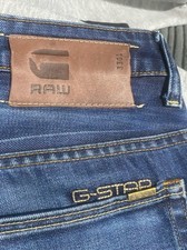 G-Star 3301 Men's Raw Tapered Blue Denim Jeans UK Size W34 L34