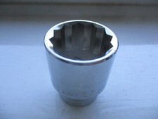 DRAPER 27mm METRIC Chrome Vanadium Socket - 1/2" Drive - unused condition